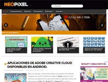 Tablet Screenshot of neopixel.com.mx